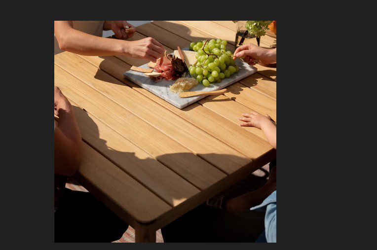 Neighbor outdoor dining furniture featured by JM Outdoor Living in The Woodlands, Texas