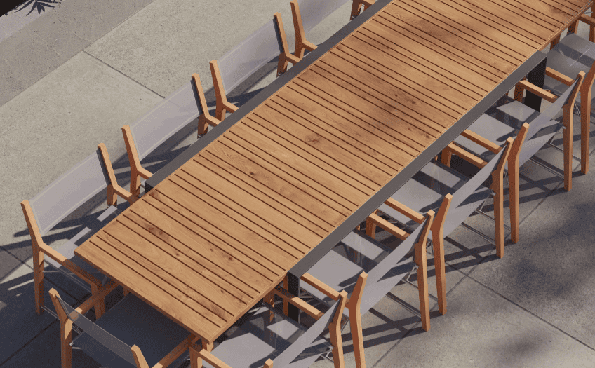 Outer outdoor dining furniture featured by JM Outdoor Living in The Woodlands, Texas
